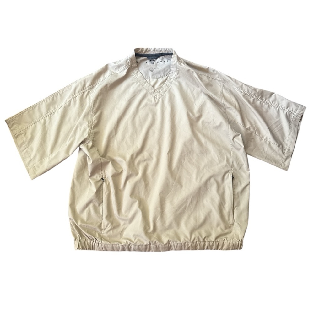 Nike Golf Tan neutral‎ windbreaker men’s XL golfing outdoors performance wear